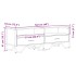 Mueble de TV madera de ingeniería gris sonoma 122x34x41
