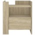 Mesita de noche madera de ingeniería roble Sonoma 45x50x50