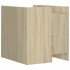 Mesita de noche madera de ingeniería roble Sonoma 45x50x50