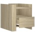 Mesita de noche madera de ingeniería roble Sonoma 45x50x50