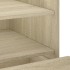Mesita de noche madera de ingeniería roble Sonoma 45x50x50