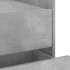Mesita de noche madera de ingeniería gris hormigón 45x50x50