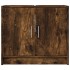 Armario de lavabo madera ingeniería roble ahumado 63x29x55