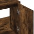 Armario de lavabo madera ingeniería roble ahumado 63x29x55