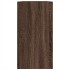 Armario de lavabo madera ingeniería marrón roble 63x29x55