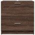 Armario de lavabo madera de ingeniería marrón roble 59x37x59