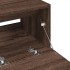 Armario de lavabo madera de ingeniería marrón roble 78x37x59