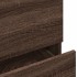 Armario de lavabo madera de ingeniería marrón roble 78x37x59