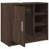 Armario de lavabo madera ingeniería marrón roble 63x29x55