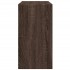 Armario de lavabo madera ingeniería marrón roble 63x29x55