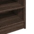 Mueble de lavabo madera de ingeniería roble marrón 90x29x55