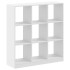 Estantería de madera de ingeniería blanca 102x32x108