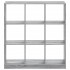Estantería madera de ingeniería gris Sonoma 102x32x108