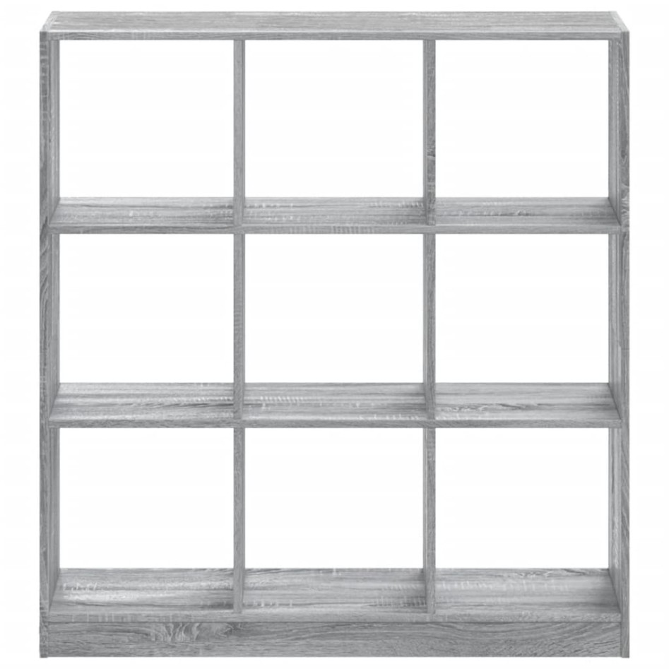 Estantería madera de ingeniería gris Sonoma 102x32x108
