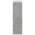 Estantería de madera de ingeniería gris hormigón 102x32x108