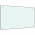 Salpicaderos de cocina 2 uds vidrio templado blanco 70x40