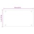Salpicaderos de cocina 2 uds vidrio templado blanco 70x40