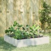 Arriate de acero blanco 100x100x33,5 cm