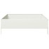 Arriate de acero blanco 100x100x33,5