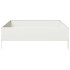 Arriate de acero blanco 100x100x33,5