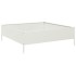 Arriate de acero blanco 100x100x33,5