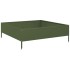 Arriate de acero verde oliva 100x100x33,5