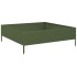 Arriate de acero verde oliva 100x100x33,5