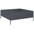 Arriate de acero gris antracita 100x100x25