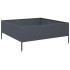 Arriate de acero gris antracita 100x100x25