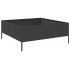 Arriate de acero negro 100x100x25