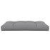 Cojín para sofá de palets de tela gris 120x80x12