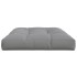 Cojín para sofá de palets de tela gris 120x80x12
