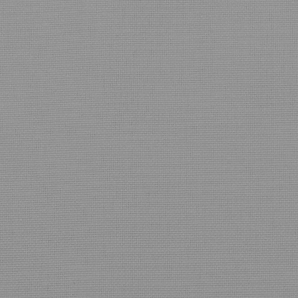 Cojín para sofá de palets de tela gris 120x80x12