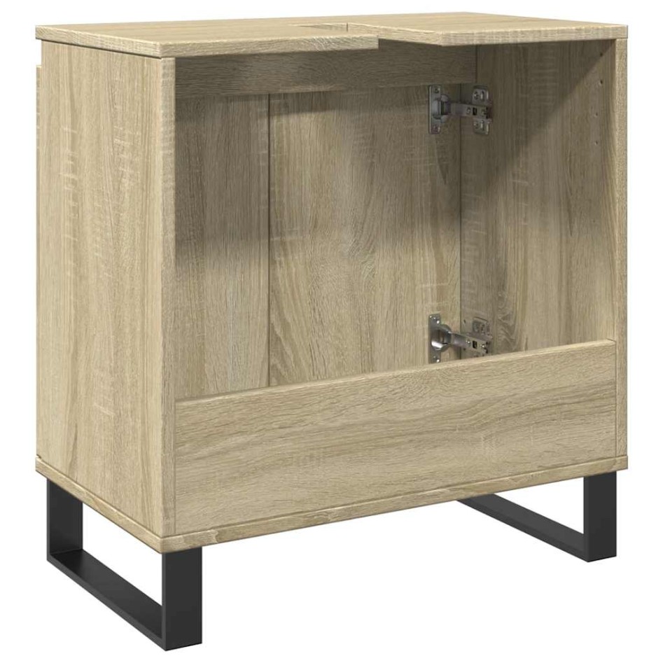 Armario de baño madera de ingeniería roble Sonoma 58x33x60