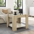 Mesa de centro y LED madera ingeniería roble Sonoma 53x53x45