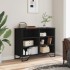 Aparador madera de ingeniería negro 101x35,5x74,5