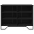 Aparador madera de ingeniería negro 101x35,5x74,5