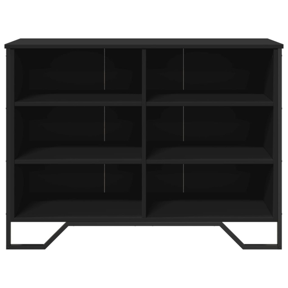 Aparador madera de ingeniería negro 101x35,5x74,5