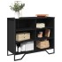 Aparador madera de ingeniería negro 91x35,5x74,5