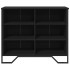 Aparador madera de ingeniería negro 91x35,5x74,5