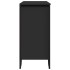 Aparador madera de ingeniería negro 91x35,5x74,5