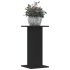 Soportes de plantas 2 uds madera ingeniería negro 30x30x60