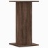 Soportes de plantas 2 uds madera marrón roble 30x30x60