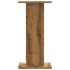 Soportes de plantas 2 uds madera roble artisian 30x30x60