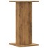 Soportes de plantas 2 uds madera roble artisian 30x30x60