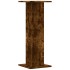 Soportes para plantas 2 uds madera roble ahumado 30x30x80