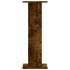 Soportes para plantas 2 uds madera roble ahumado 30x30x80