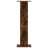 Soportes para plantas 2 uds madera roble ahumado 30x30x95