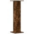 Soportes para plantas 2 uds madera roble ahumado 30x30x95