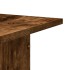 Soportes para plantas 2 uds madera roble ahumado 30x30x95